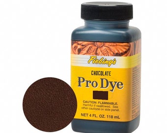 Chocolate Fiebings Pro Dye, Fiebings Pro Dye, Leather Dye, Leather Crafting Dye, Oil Dye 4oz, Tack Making