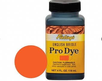 English Bridle Fiebings Pro Dye, Fiebings Pro Dye, Leather Dye, Leather Crafting Dye, Oil Dye 4oz