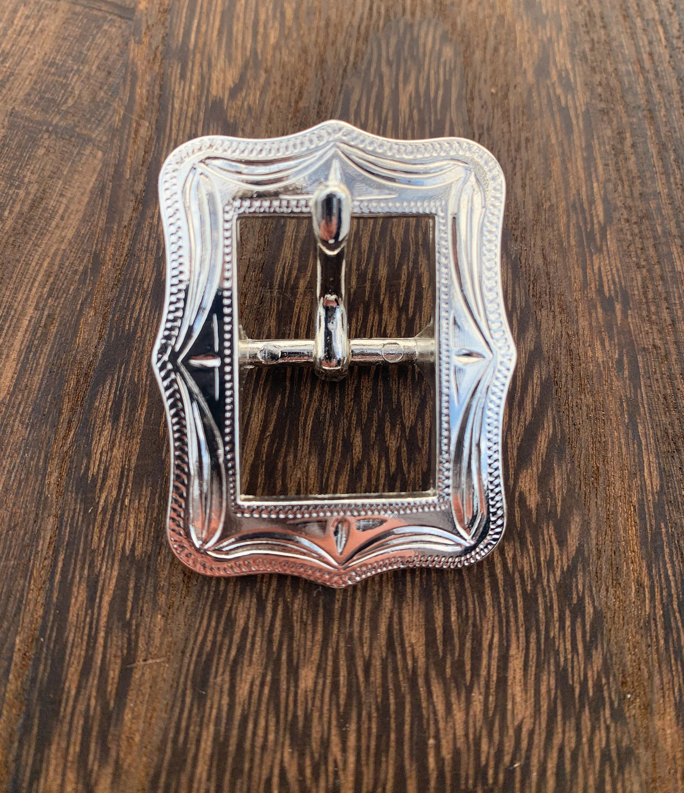 3/4 inch Bright Silver buckle Etsy