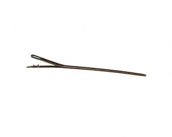 2 prong Lacing Needle 10pk, Buckstitch Needle, Lacing Needle, Leather Crafting, Tack Making Supplies