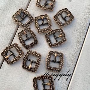 Copper Buckles CLOSEOUT SALE, Cart Buckle, Leather Crafting, Tack Making Buckle, 3/4"