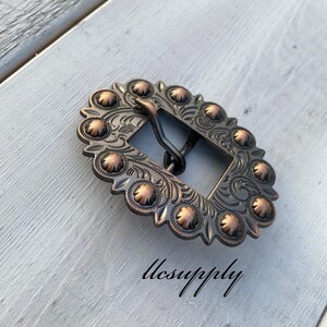 3/4&quot; Copper Berry buckle, Replacement Buckle, Tack Making Buckle, Leather Crafting Buckle, Cart Buckle