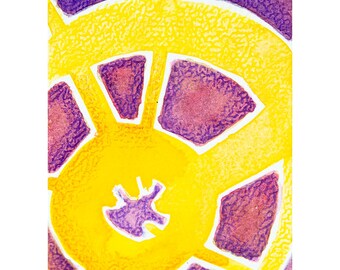 ORIGINAL Gemälde ACEO einzigartig Kunst OOAK abstrakt Miniatur modern Bild Geburtstag edel Geschenk handgemalt Wallart sammeln Nr. 645