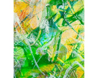 ORIGINAL Gemälde ACEO einzigartig Kunst OOAK abstrakt Miniatur modern Bild Geburtstag edel Geschenk handgemalt Wallart sammeln Nr. 435