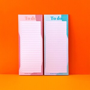 To-Do List / Tear-off notepad / Schedule Organiser / Habit Tracker / Handmade Stationary / Tear Away Notepad