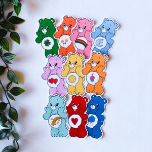 Care Bears Vinyl Sticker Pack / laminado / brillante / mate / transparente / pequeño / grande imagen 2