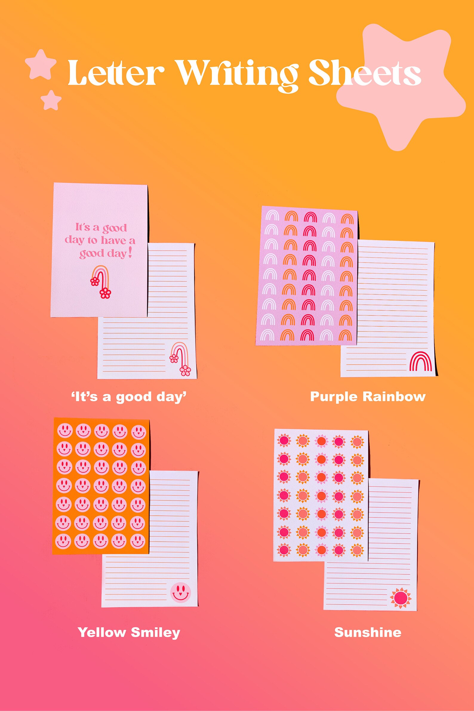 Letter Writing Paper /letter Writing Sets /pen Pal Stationery Etsy