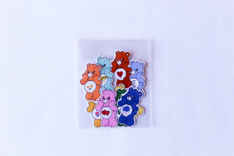 Care Bears Vinyl Sticker Pack / laminado / brillante / mate / transparente / pequeño / grande imagen 6