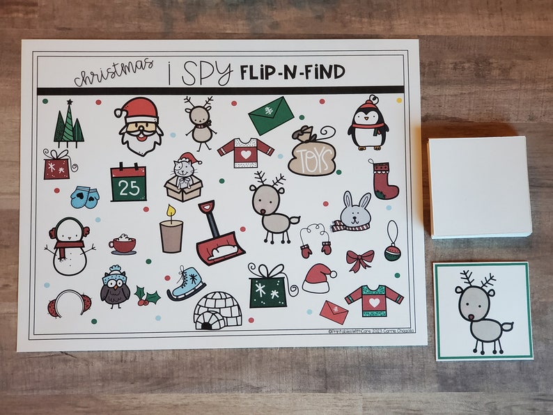 Christmas Game Printable Christmas Games for Kids Preschool - Etsy