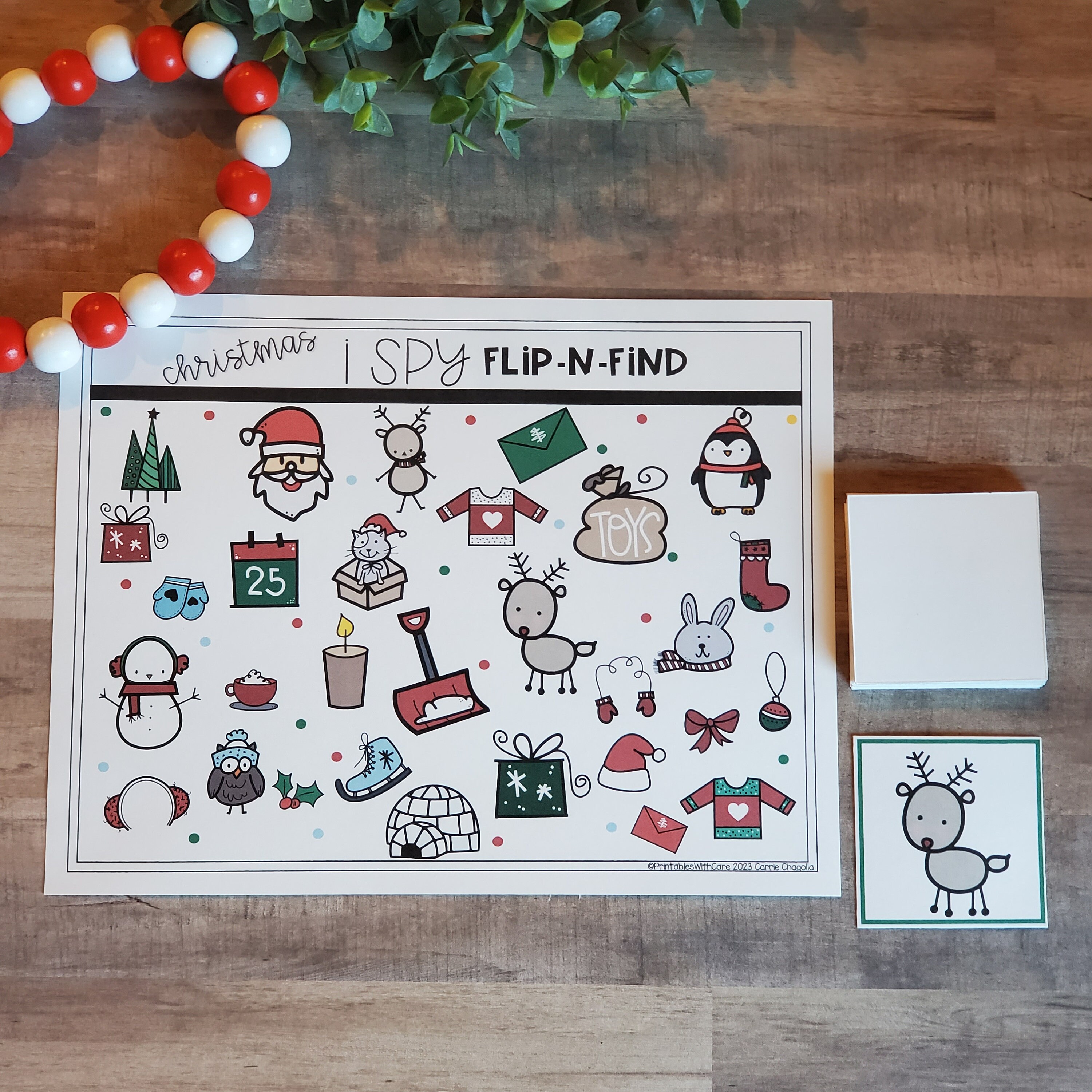 Christmas Game Printable Christmas Games for Kids Preschool - Etsy