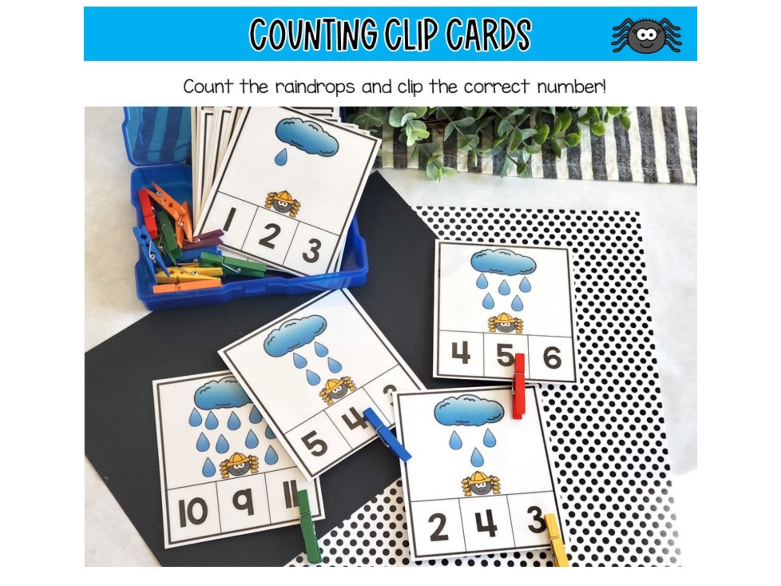 The Itsy Bitsy Spider, Nursery Rhyme, Math Activities, Numbers, Shapes