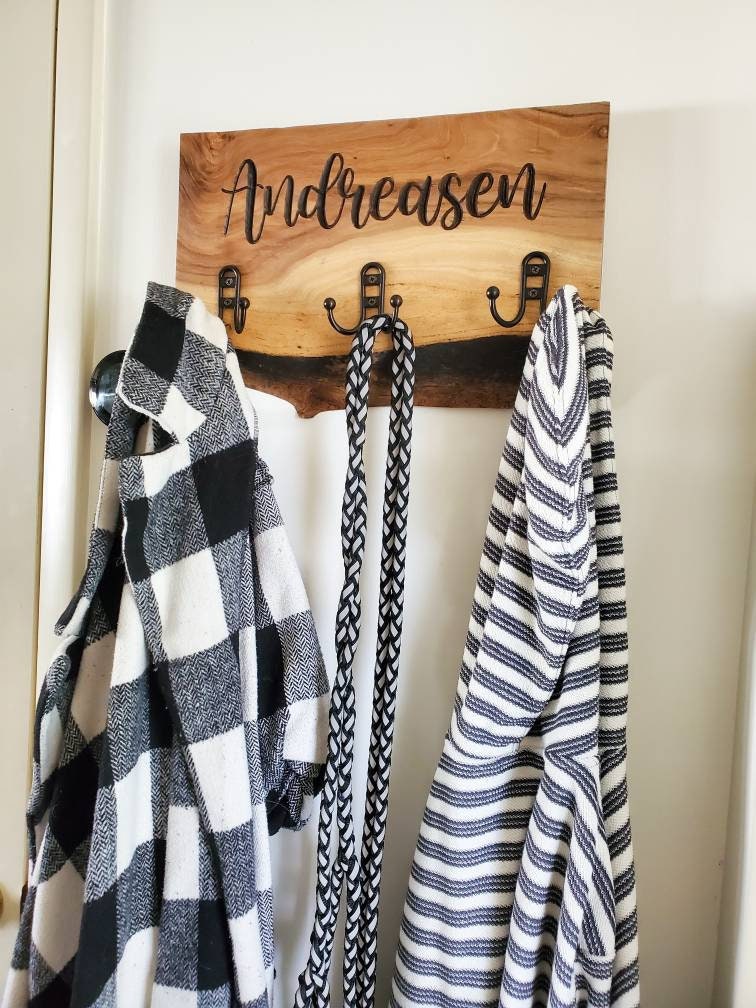 Coat Hanger Custom Coat Hanger Home Decor Custom Engrave Etsy UK