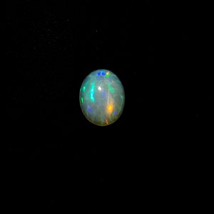 1.80ct 天然エチオピアオパールカボション | ドッター ファイアブルーオパール | オパールルースカボション | オパール卸売 | リングメイキングオパール | 10 x 08 mm