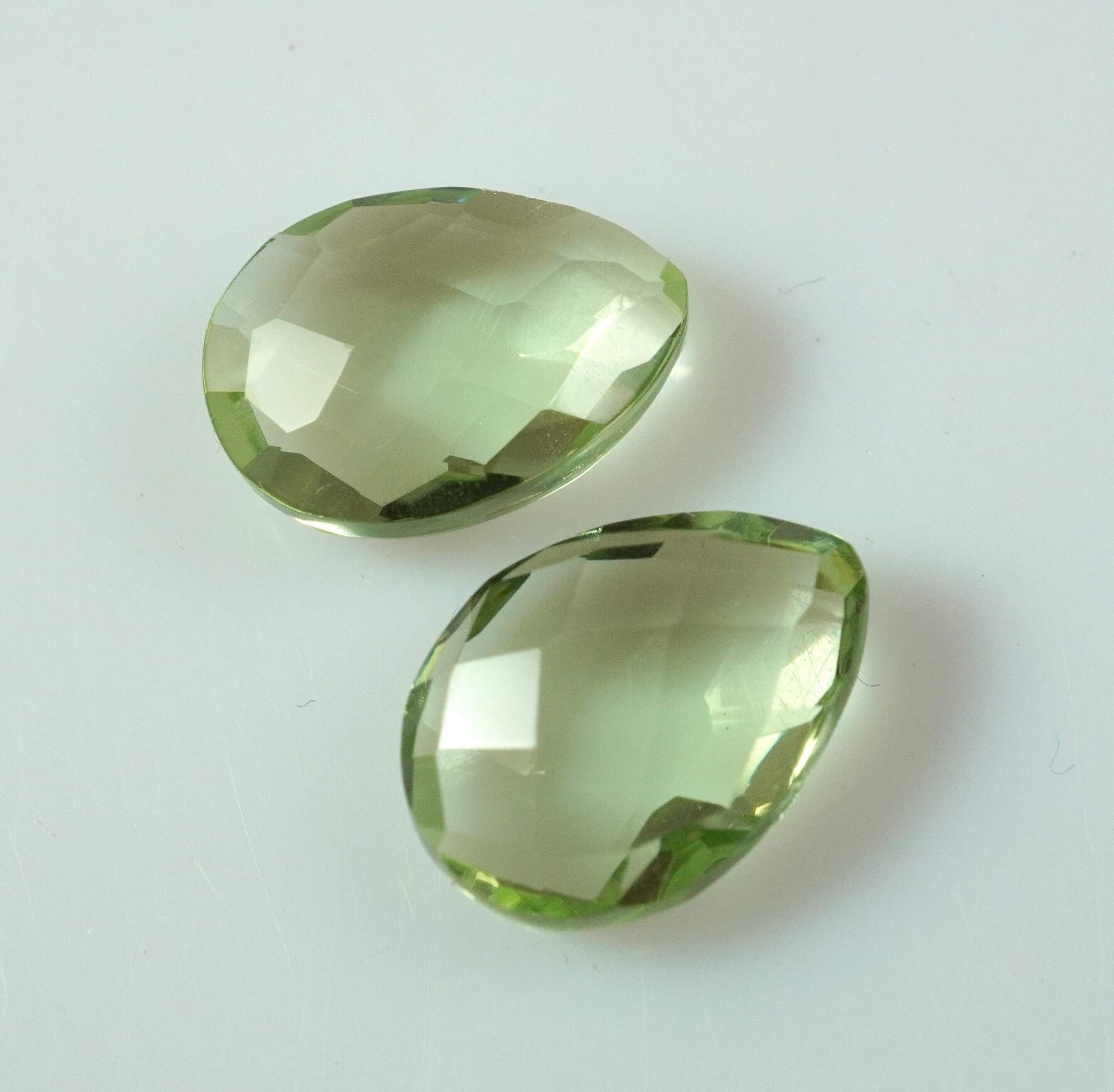 Light Green Amethyst Hydro Gemstone Lot Etsy
