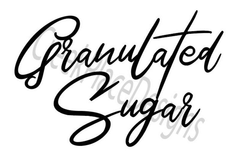 Baking Pantry Labels Buncle SVG PNG Files for Cricut - Etsy