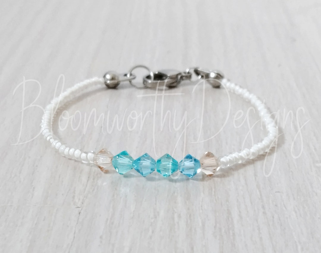 Hawaiian Beach Bracelet Beachy Vibes Crystal Bracelet Boho Ocean