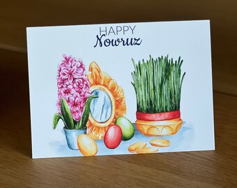 Happy Norouz card for your warm wishes کارت تبریک نوروز