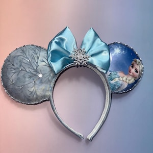 Frozen Elsa Handmade Headband | Disney Inspired Elsa Headband | Custom Handmade Headband | Queen Elsa Frozen Ears | Frozen Handmade