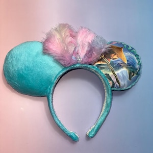 Raya Mouse Ears Headband: The Last Dragon Inspired, Handmade