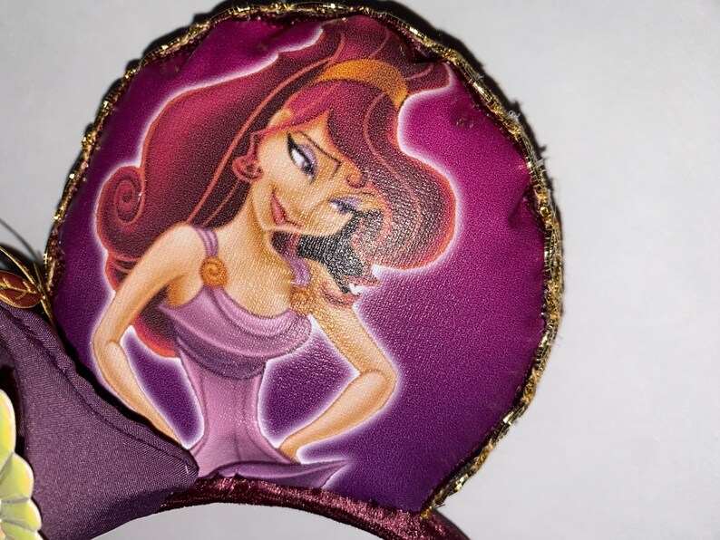 Megara Disney Inspired Mickey Ears Hercules Mouse Ears Etsy