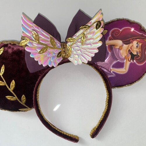 Megara Disney Inspired Mickey Ears Hercules Mouse Ears Etsy