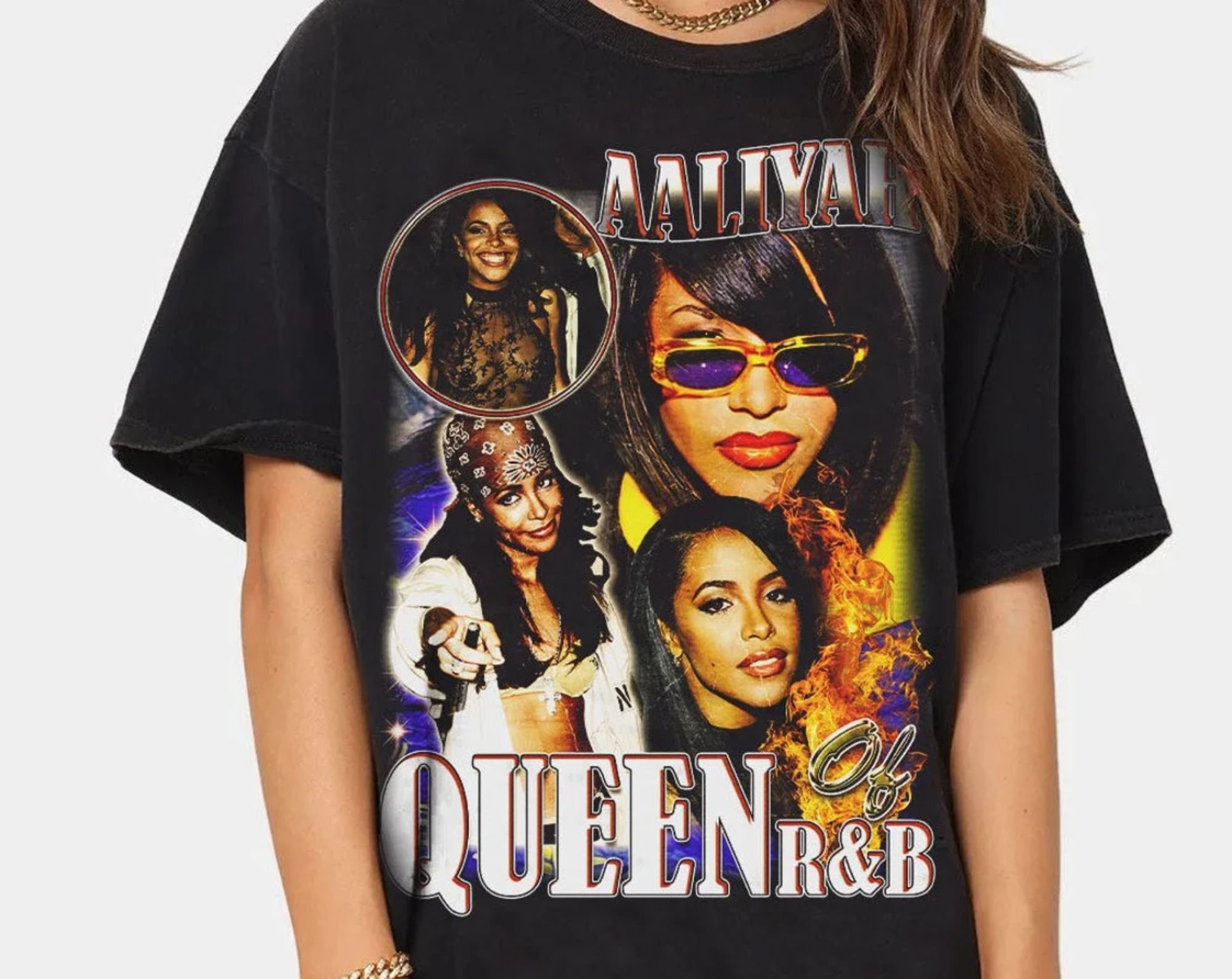 Aaliyah Vintage T Shirt Tees 90er Inspirierte Hommage Stil Throwback Tee Vintage Tees Aaliyah Vintage T Shirt Tees 90er Inspirierte Hommage Stil Throwback Tee Vintage Tees