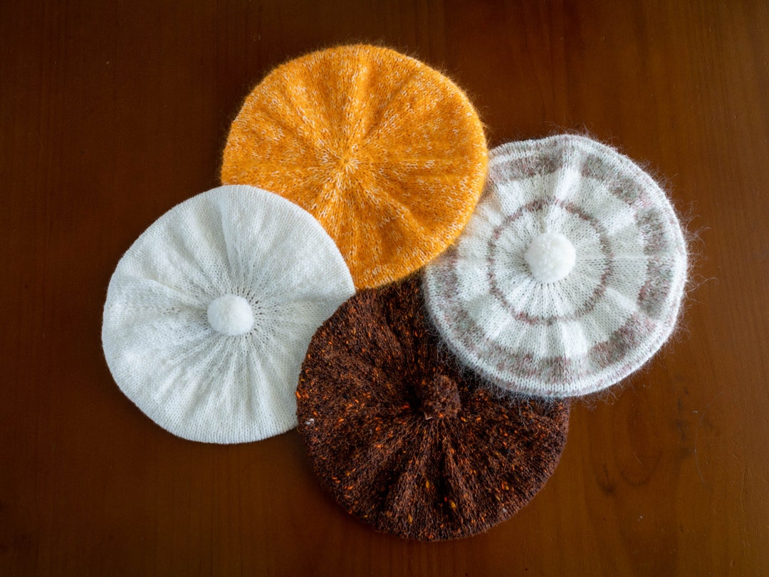 Berets in Rare Vintage and Australian Wool, Autumn, Winter, Ladies