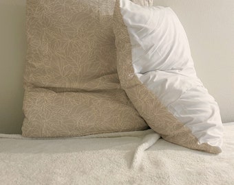 Pillow Cover Sham Pillow Taupe brown Cover