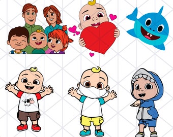 Download Baby Shark Cocomelon Etsy