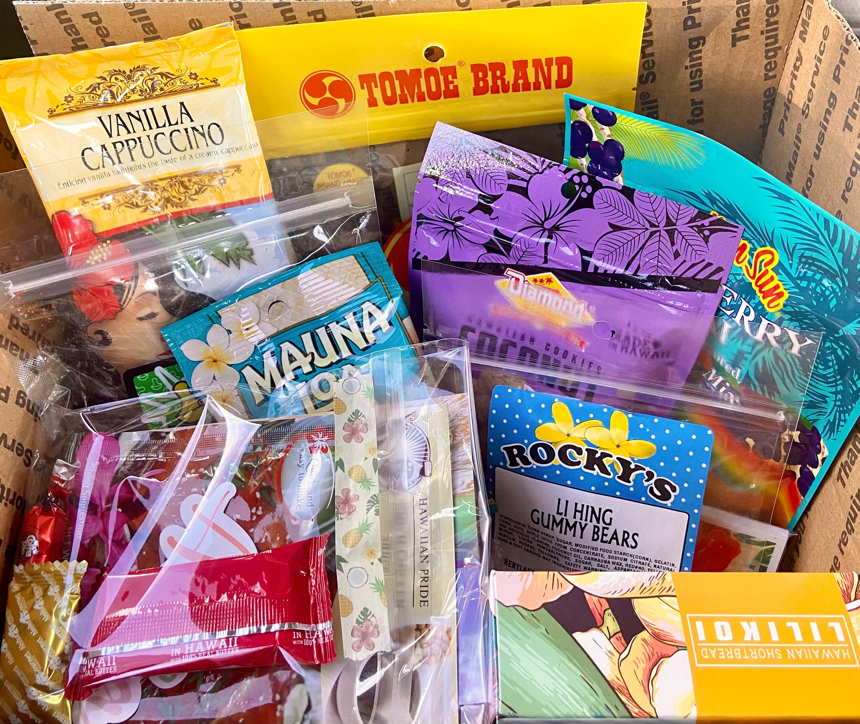 Hawaii Favorites Box Hawaii Food Gift Box Hawaii Snack Box Etsy