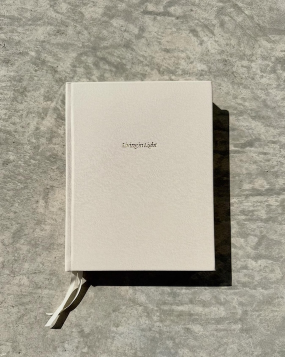 Undated Christian Planner V2 - Faith-Based Modern Planner Ivory Leather - Prayers, Bible Study, Sermon, Goals, Finances, Organizer, Fasting