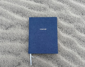 Denim Faith-Based Planner - Undated Christian Planner Organizer Productivity - Bible Study, Sermon Notes, Goals, Finances, Prayers, Fasting