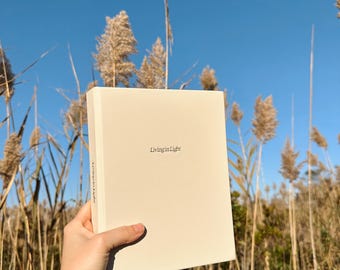 Christian Gift - Undated Ivory Leather Faith-Based Modern Planner - Christian Planner Organizer w Bible Verses, Goal Setting, Finances