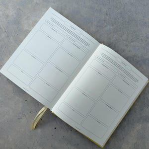 Undatierter christlicher Planer V2 - Glaubensbasierter moderner Planer Elfenbeinleder - Gebete, Bibelarbeit, Predigt, Ziele, Finanzen, Organizer, Fasten Bild 4