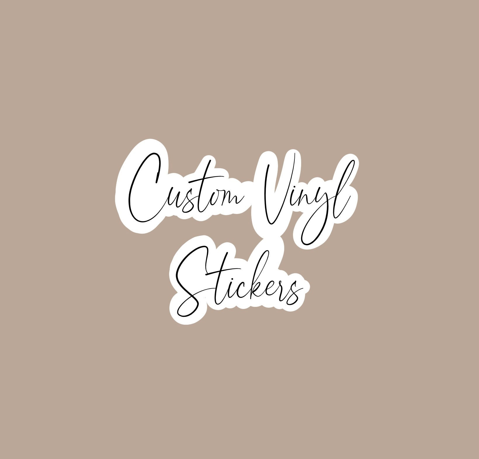 Custom Bulk Vinyl Sticker Cut to Shape Die Cut Custom Etsy