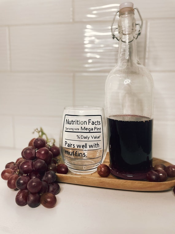 Mega Pint Wine Tumbler Mega Pints and Muffins Johnny Depp Etsy