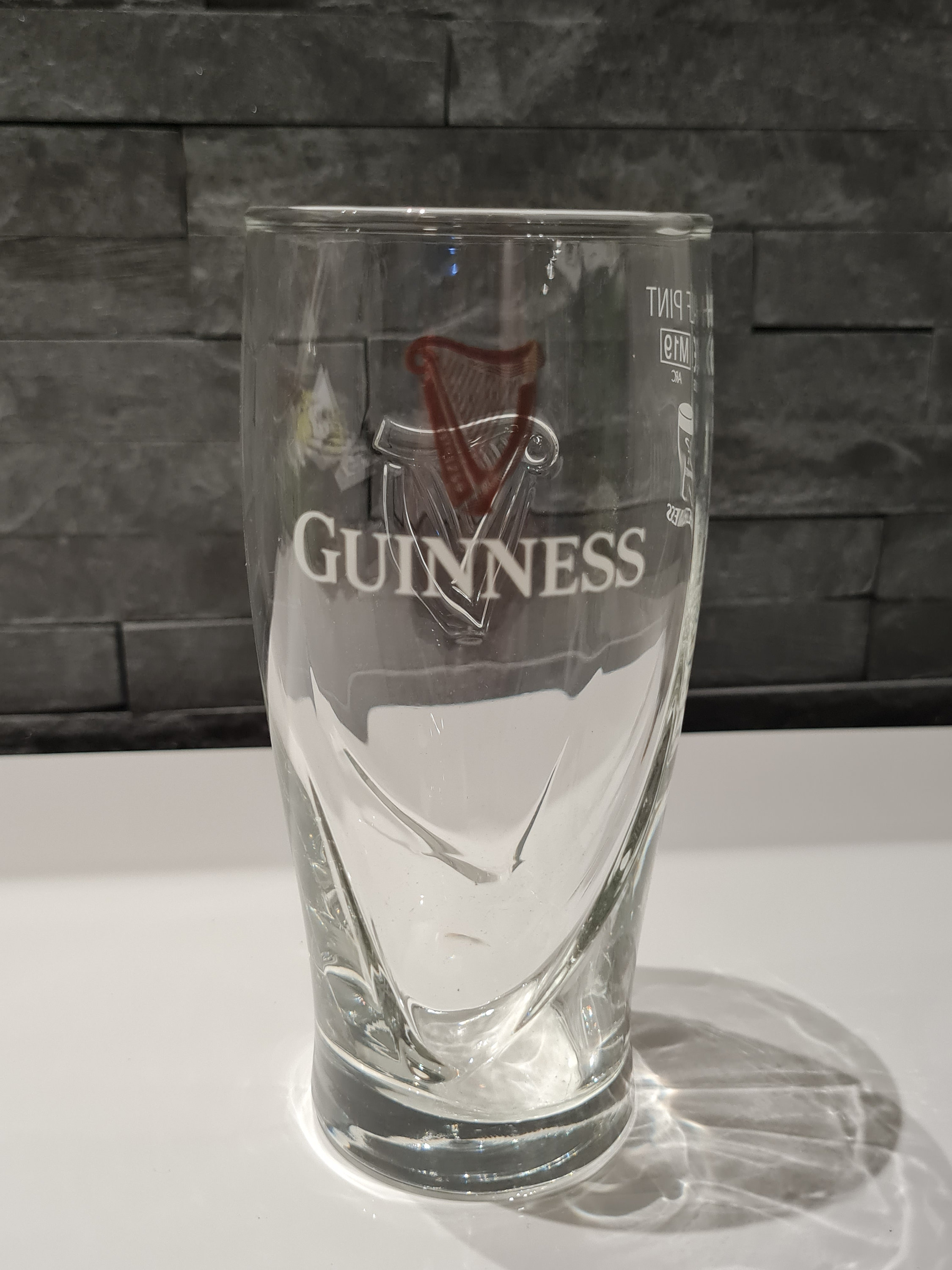 Notre Dame Fighting Irish Guinness Harp Pint Glasses - Set Of 2 Shamrock Design Barware