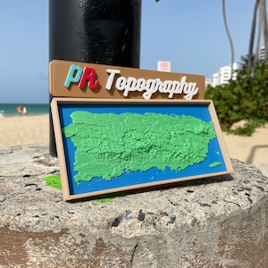 Topographie de Porto Rico