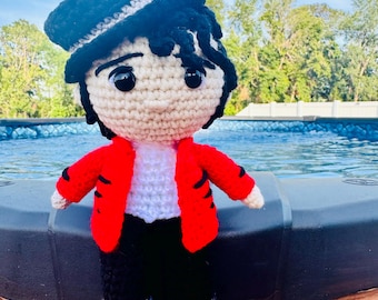 Crochet Michael Jackson Doll, King of Pop Amigurumi