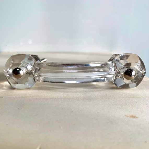 Vintage Glass Drawer Pulls / Handle 4 Etsy