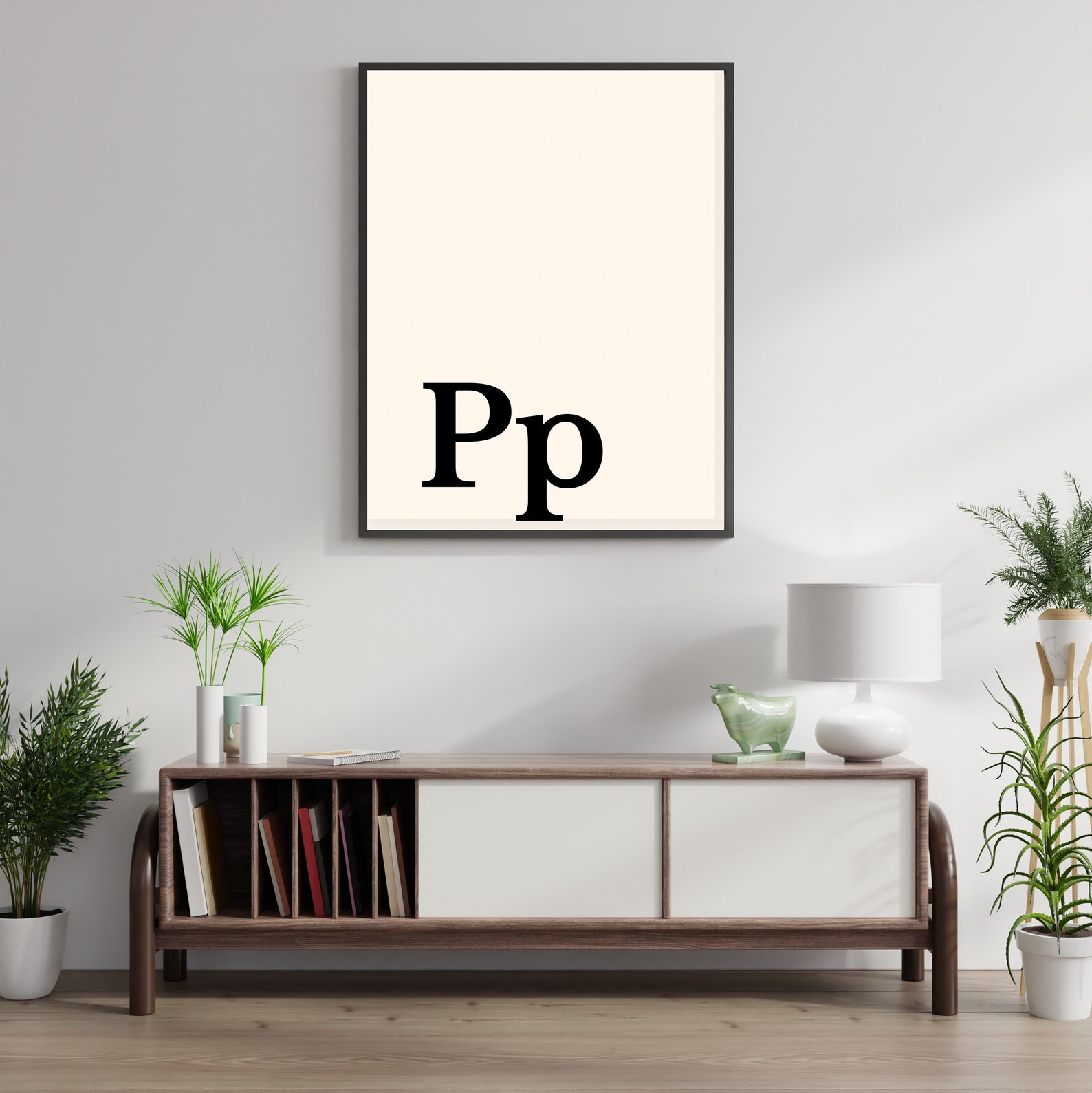 Letter P Wall Art Letter P Print Minimalist Art Modern Art Etsy