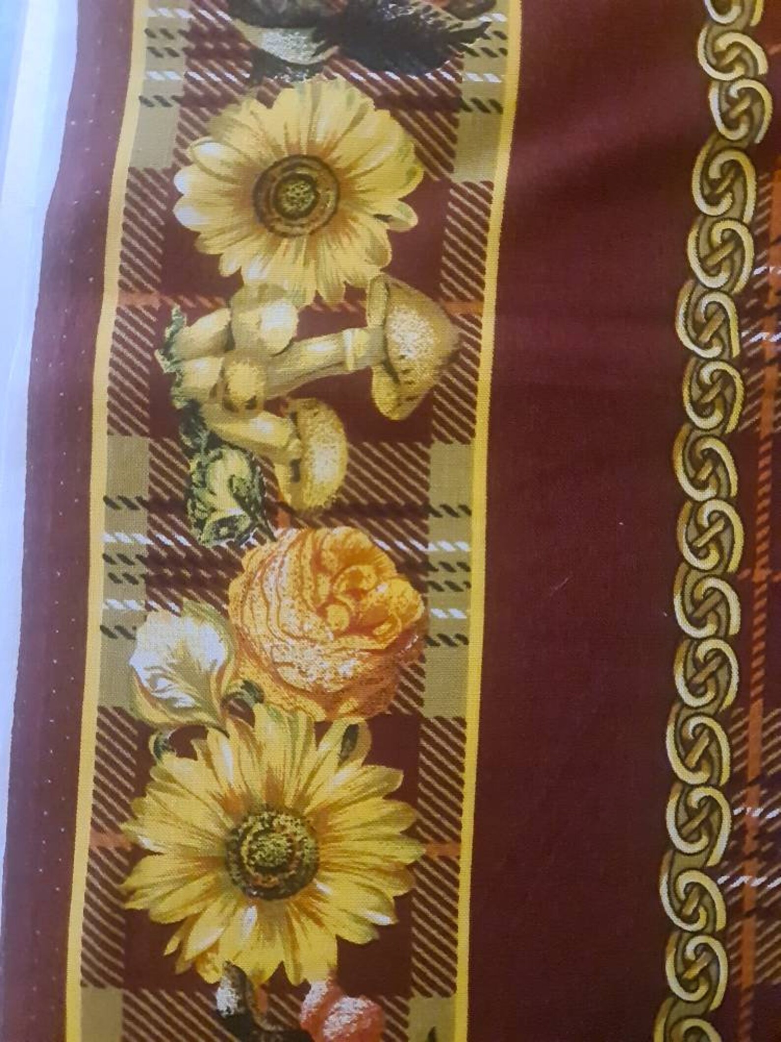 London Collection Rose and Hubble Sunflowers. Lovely Fabric Etsy