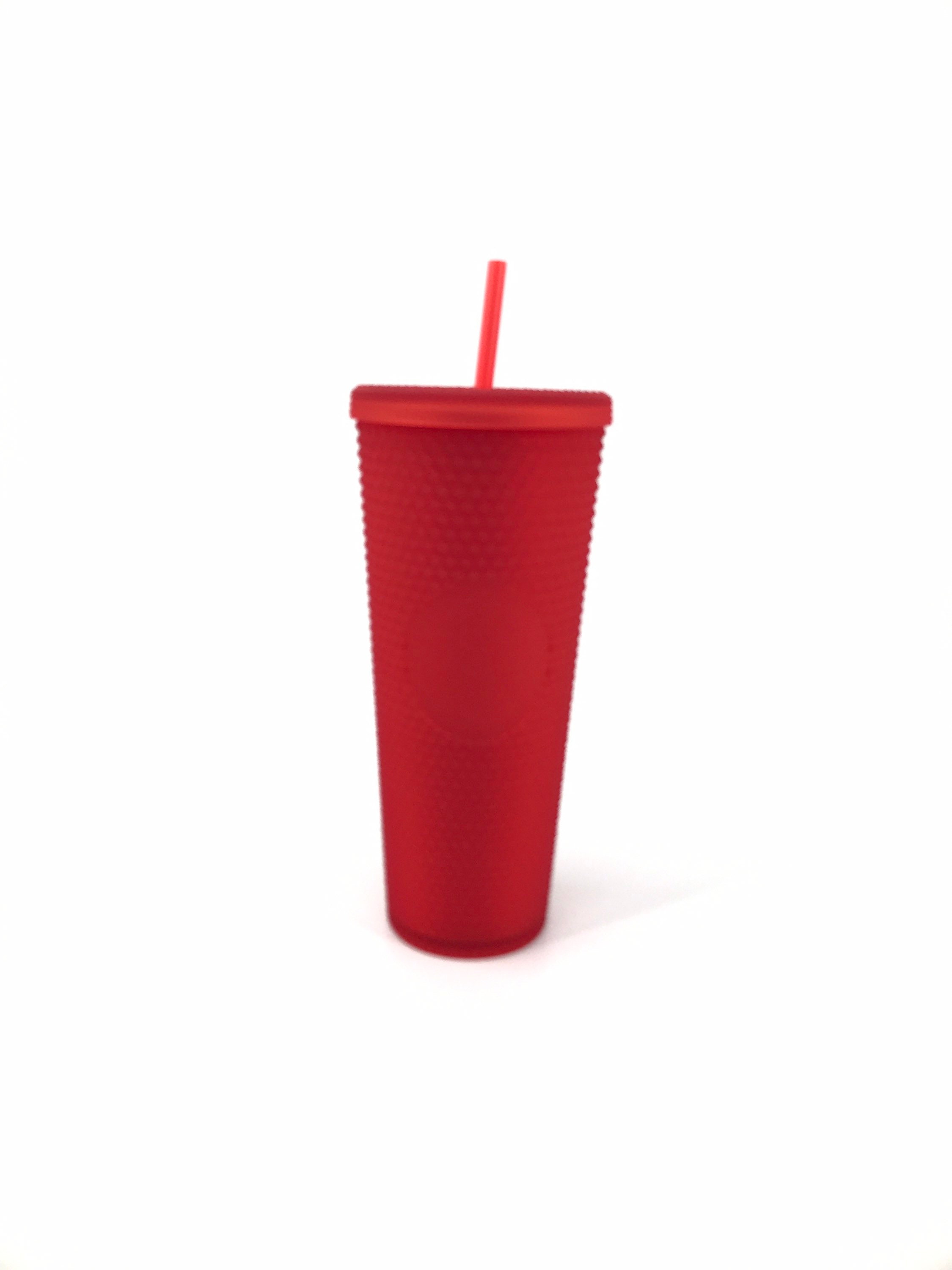 starbucks red glass tumbler