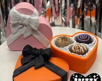 Schachtel mit Schokoladen Fidget Clicker - Süßes Spielzeug zum Stressabbau, Kawaii Valentinstag Geschenk, Schokoladen Klicker, Spaß Angst Relief