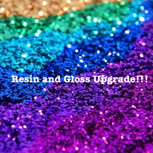 Add Resin or Gloss to any of my 3D Printed items! resin, gloss, upgrade, shiny, sparkle, custom, glitter, colorful, trending, 3d printed