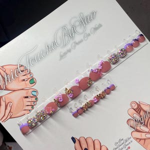 Butterfly bonanza| 10-40pc Luxury Press On Toe Set