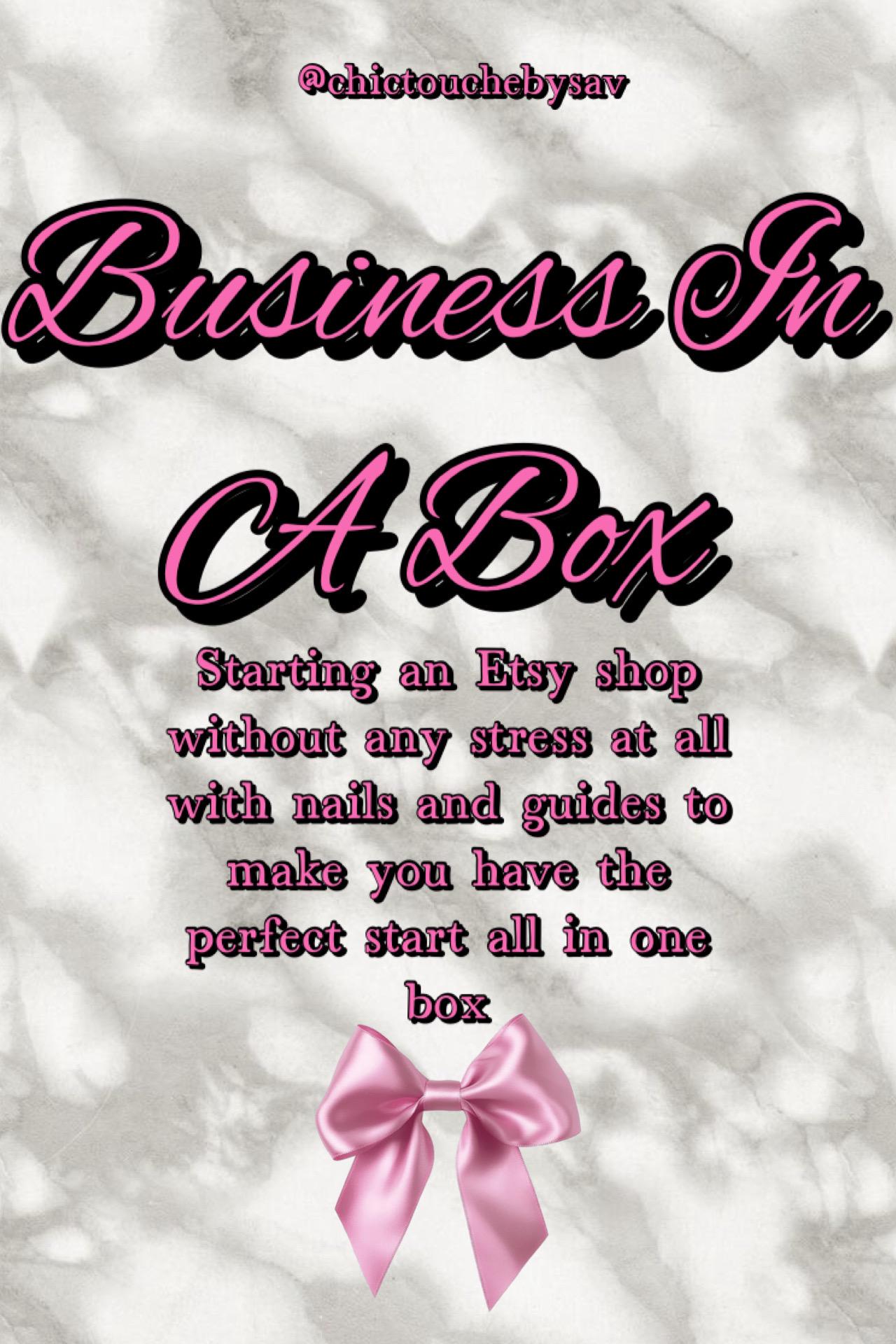 Business In A Box Press On Nail Starter Business Box Everything Needed To Start Successfully Selling Your Brand On Etsy Ultimate Guide