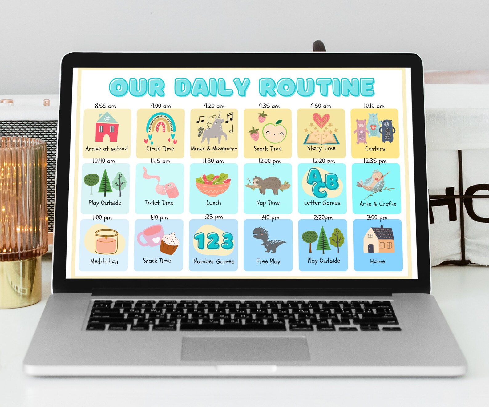 Preschool Calendar Board/ Preschool Worksheets/ Preschool Printables