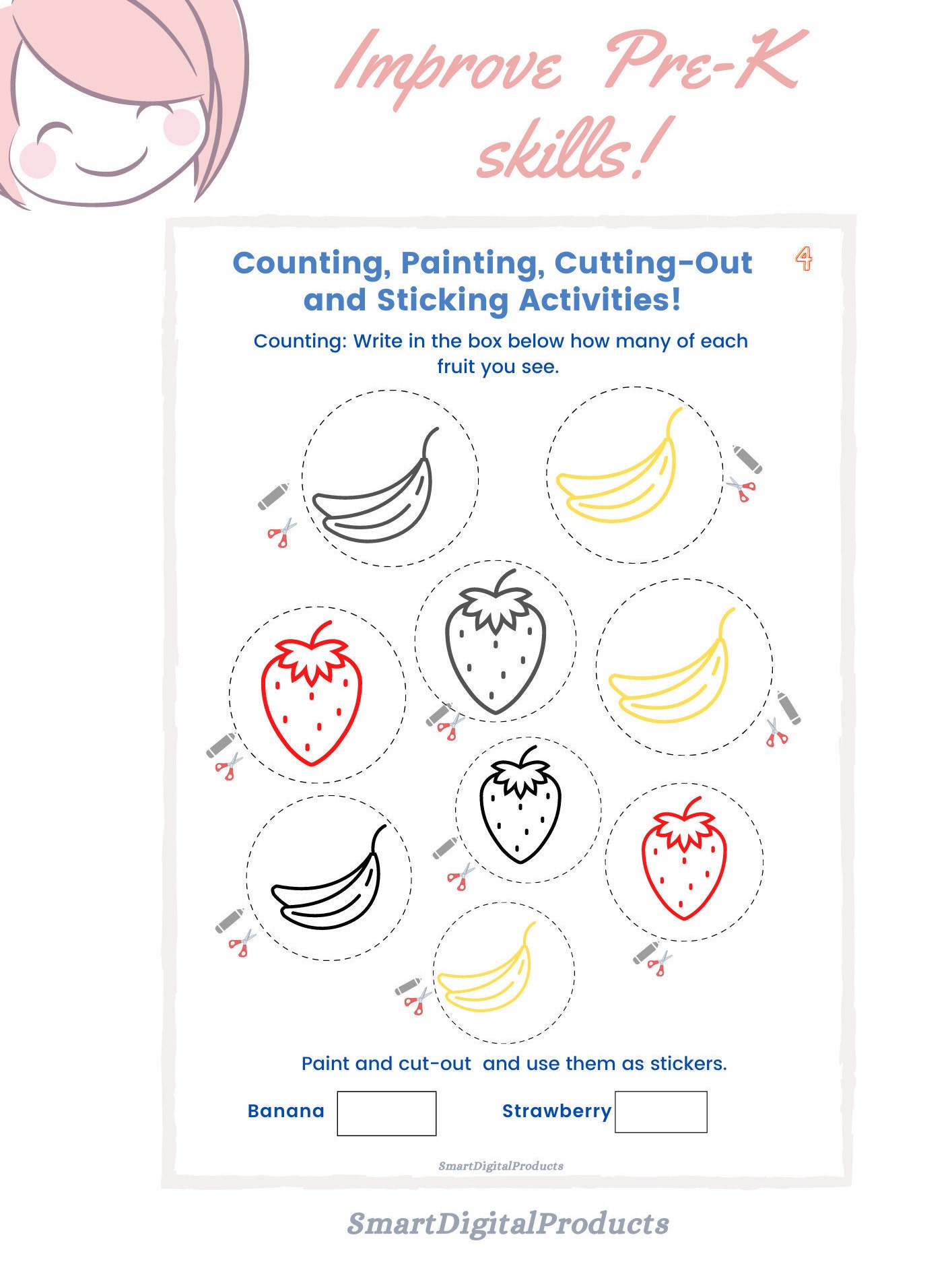 Printable Learning activities for preschoolers and | Etsy