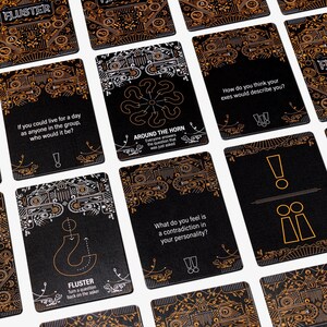 FLUSTER: The Social Card Game That Inspires Thought-Provoking Conversations, Hilarious Stories, and Deeper Connections Between Friends image 6